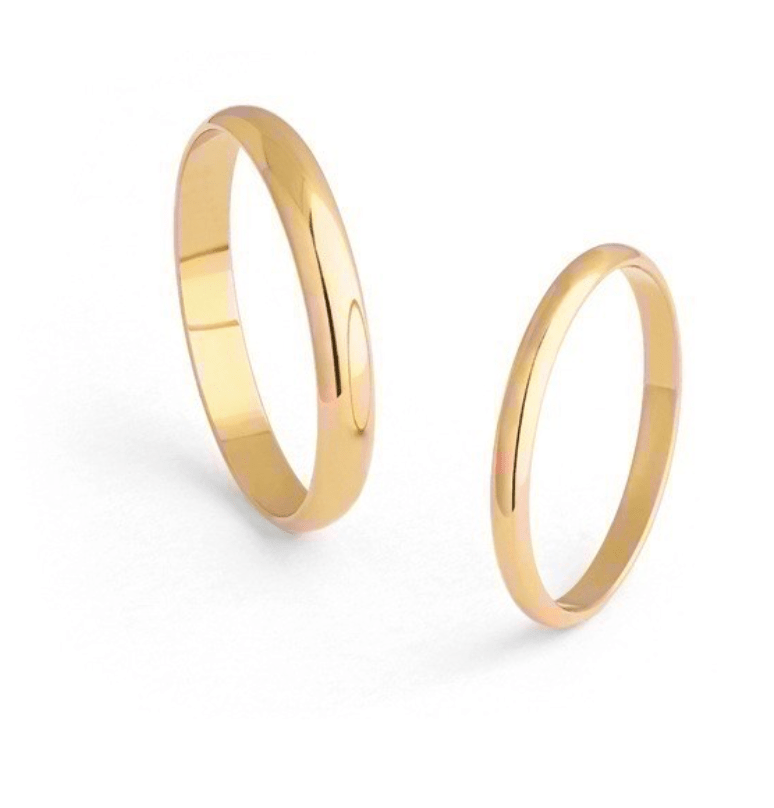 Bague Alliance Couple Alliance Duo Couple Or 750éme Atelier Du Bijou