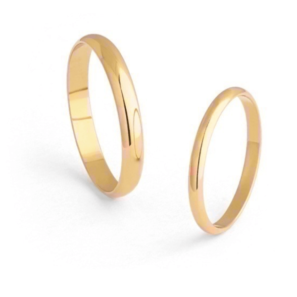 Alliance  duo couple Or 750éme