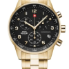 Chrono Swiss Military Plaqué Or