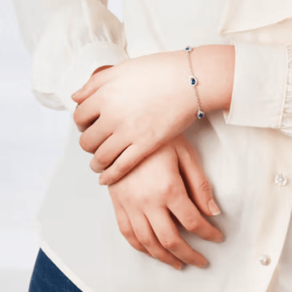 Bracelet Morellato SAIW11 -  Argent Cristaux Bleu – Image 2