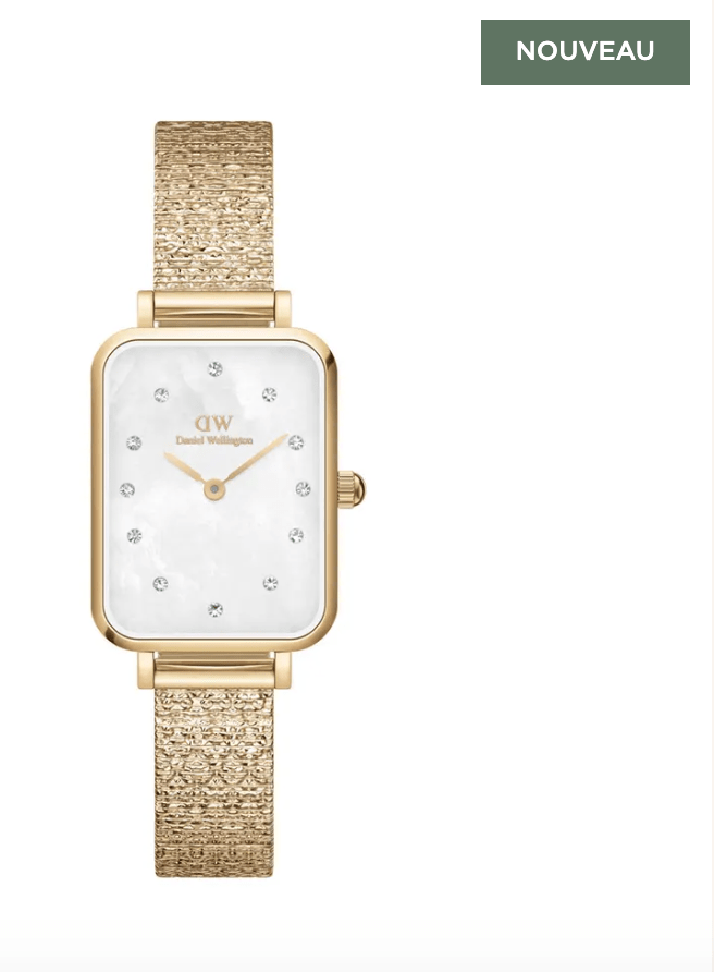 Montre quartz Femme Quadro Blanc