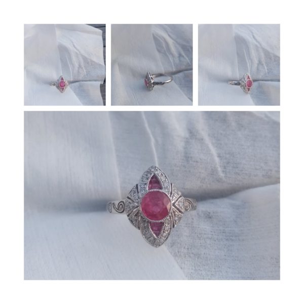 "l'Antiquaire" Bague Art Déco Or blanc – Image 2