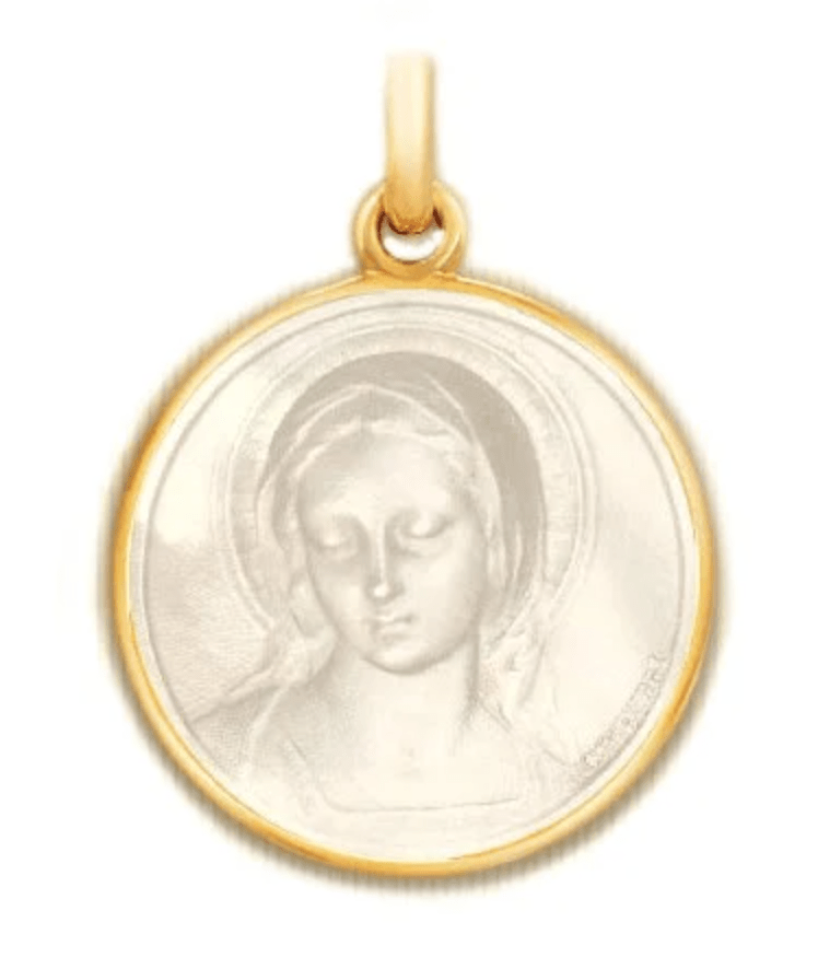 Médaille Vierge Amabilis en nacre