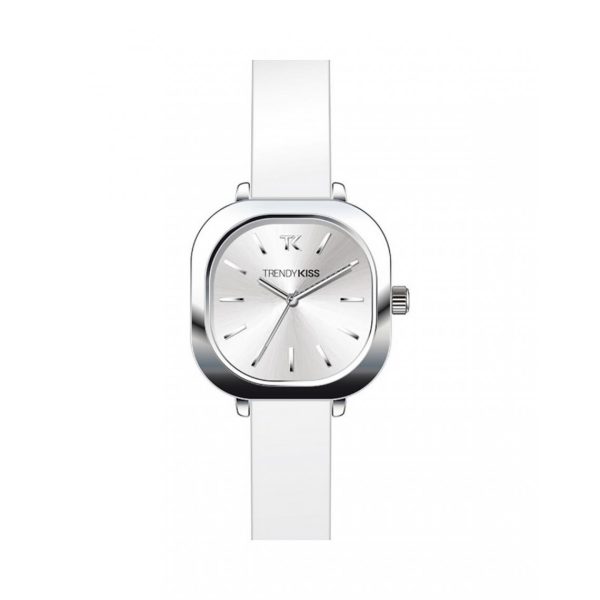 Montre Femme Trendy Kiss Apolline TC10151-01 - Bracelet Cuir Blanc