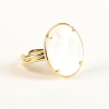Bague Irina Nacre blanche
