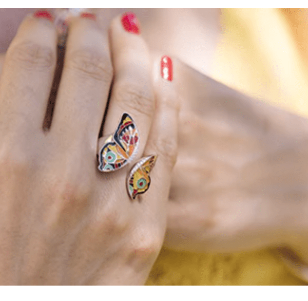 Bague argent Papillon – Image 2