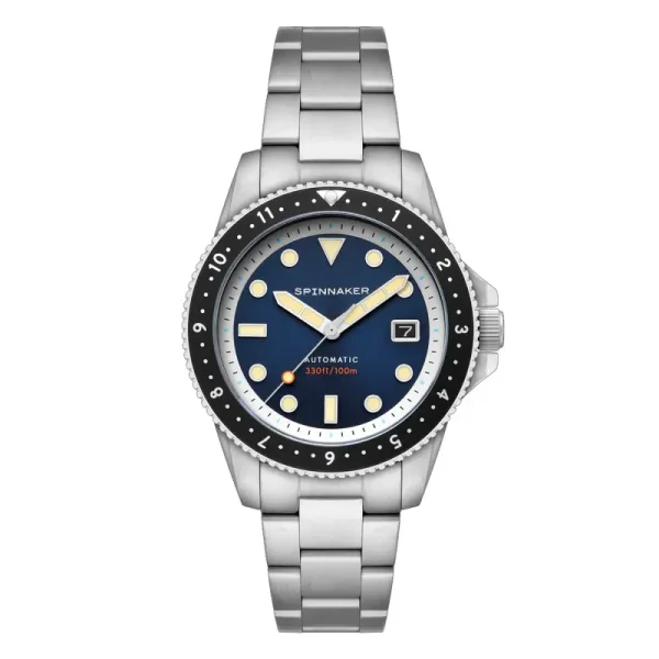 Montre Homme SPINNAKER Croft Pioneer Automatic - SP-5136 Bracelet Acier Argent – Image 3