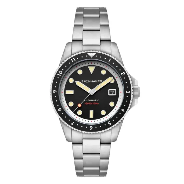 Montre Homme SPINNAKER Croft Pioneer Automatic - SP-5136 Bracelet Acier Argent – Image 4