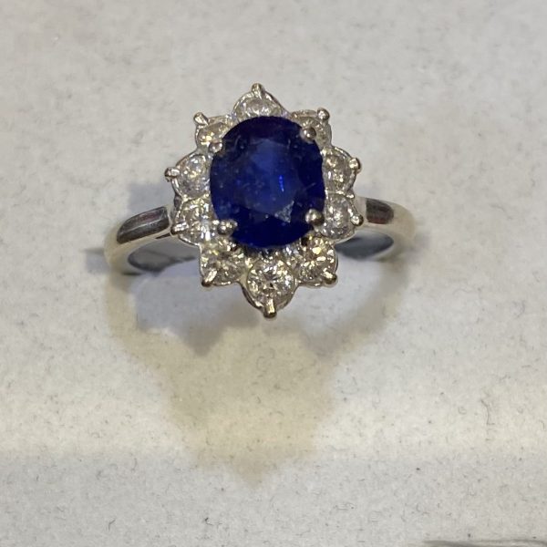 Bague Saphir et Diamants