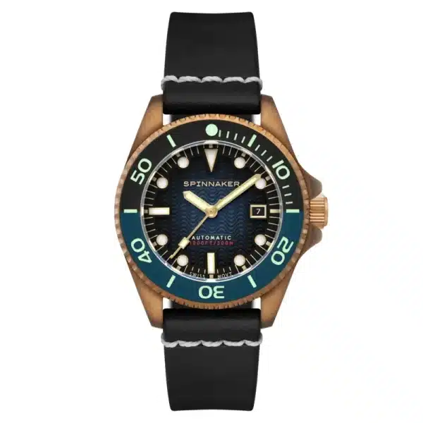 Montre de plongée automatique en bronze, noir, bronze - TESEI BRONZE SWISS AUTOMATIC – Image 3