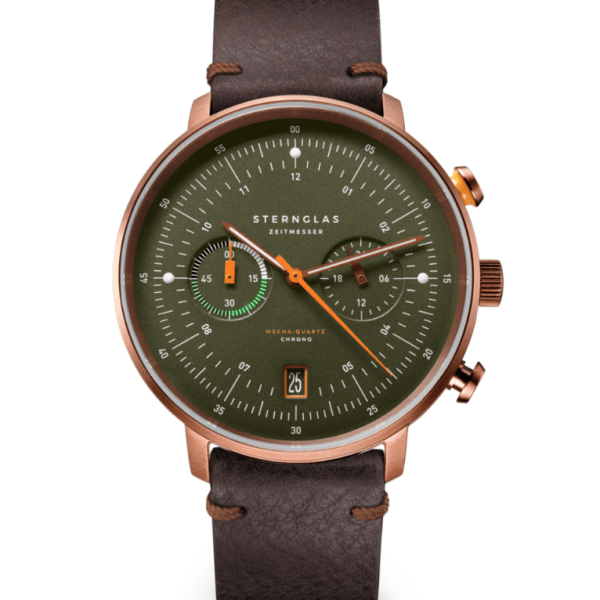 STERNGLAS Hambourg Chrono Bronze Vert
