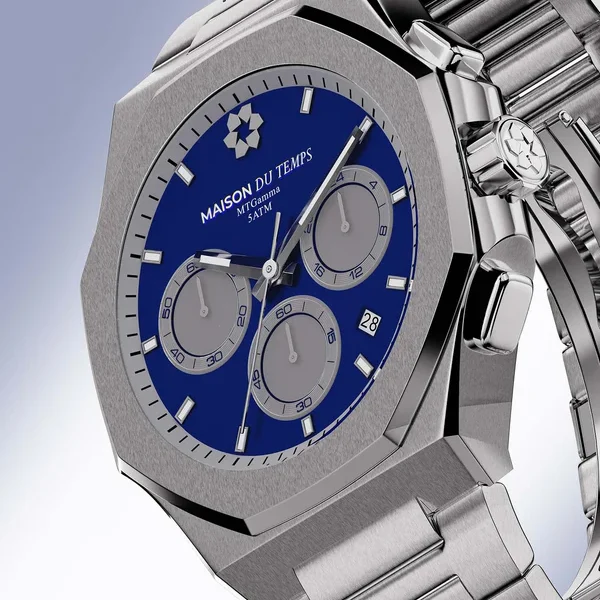 MTGamma Chronographe Bleu Acier – Image 2
