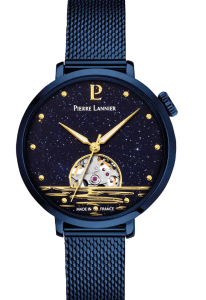 Montre Femme AUSTRALE Bleu Cadran Bleu Bracelet Acier milanais Bleu