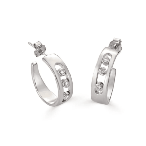 Creoles rectangulaires trilogie Oxydes