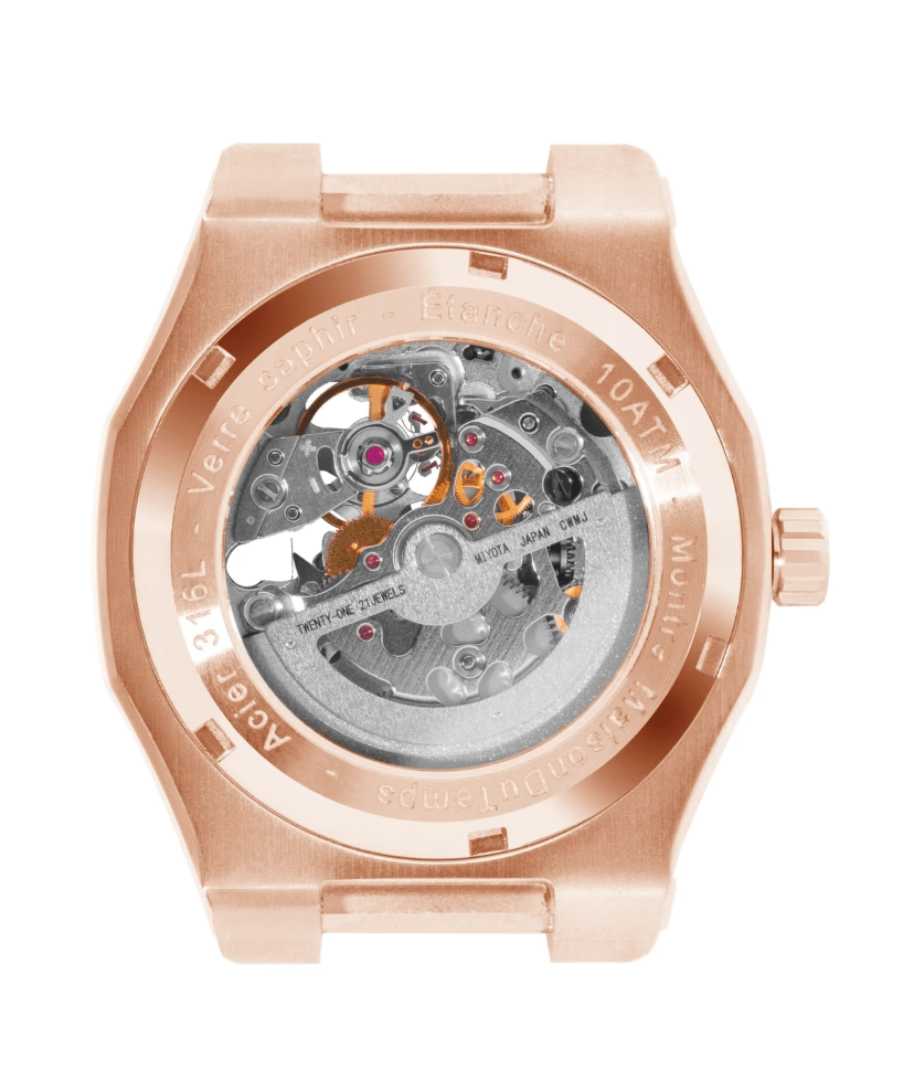 MTBeta Skeleton Rose Gold Acier – Image 3
